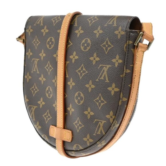 LOUIS VUITTONI Chantilly MM Shoulder Bag Monogram Leather Brown M51233 80EF912(F - Picture 4 of 16